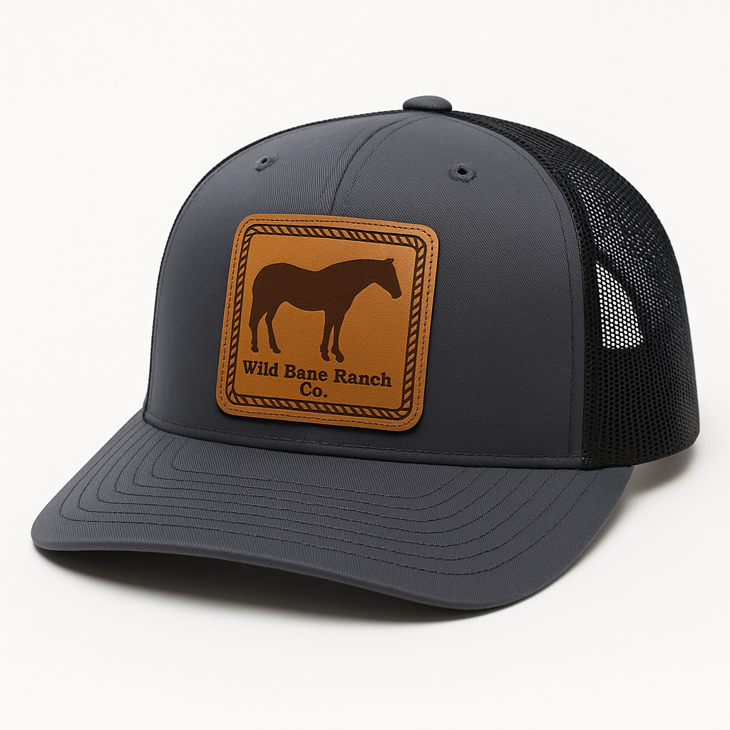 WBR Co. Horse Leather Patch